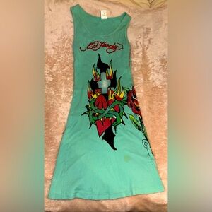 Ed Hardy cotton tank dress